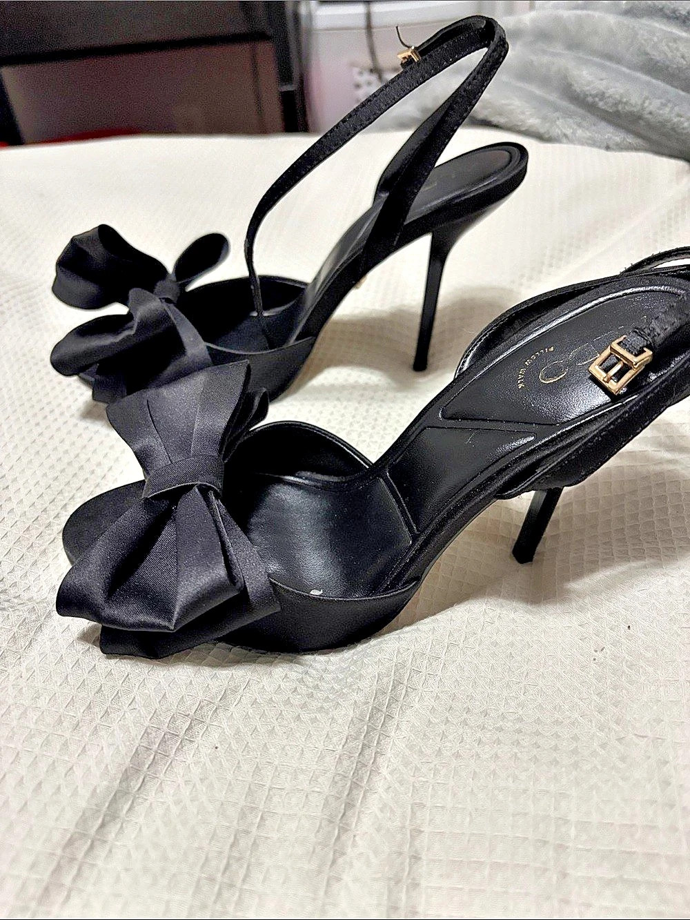 ALDO Nikky Black Bow Heels